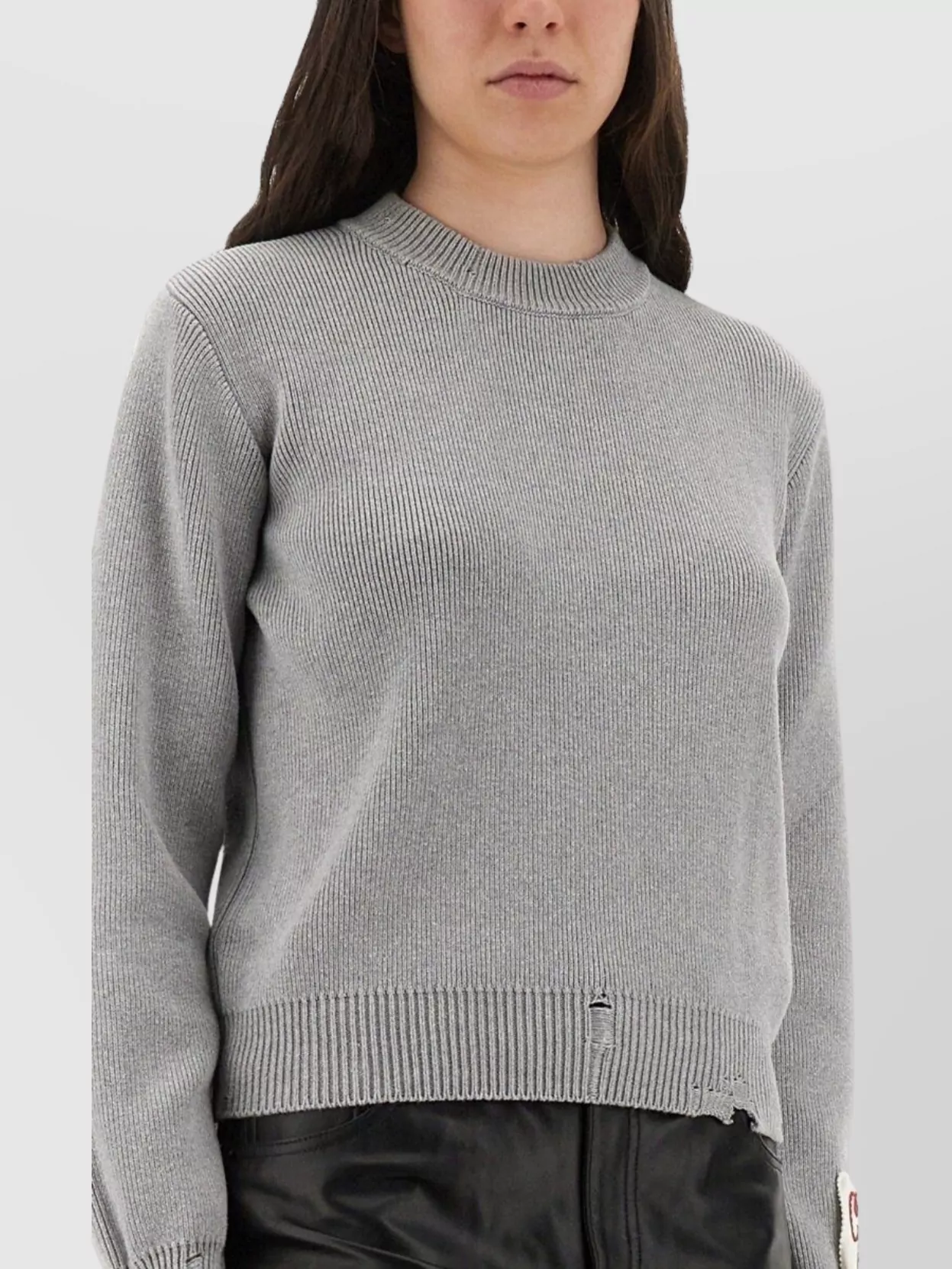 Golden Goose Crew Neck Knitwear Ribbed Finish