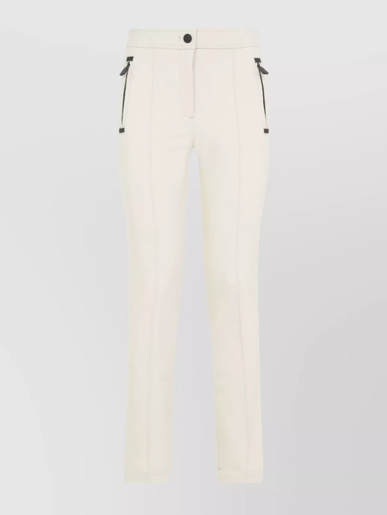 Moncler Grenoble Seamed Trousers With Side Zipped Pockets