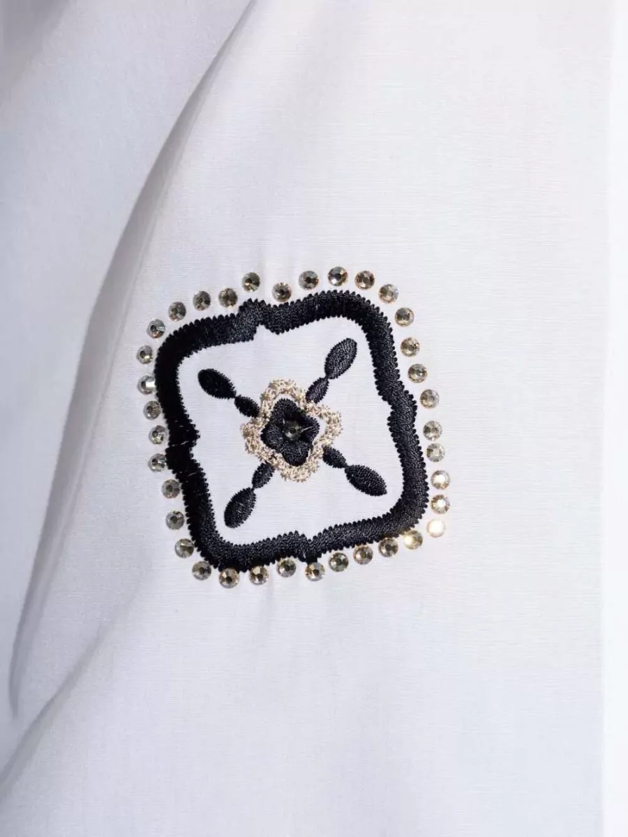 Max Mara Appliqué Long-Sleeve Shirt