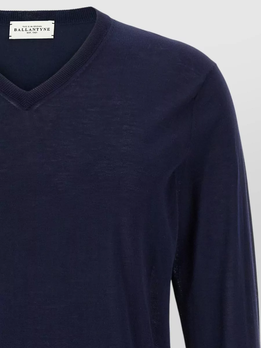 Ballantyne Cotton Crewneck Jumper