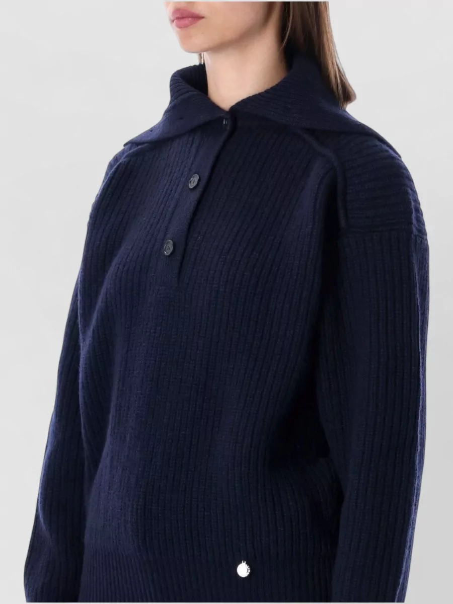 Stella Mccartney Cashmere Ribbed Relaxed-Fit Turtleneck Sweater
