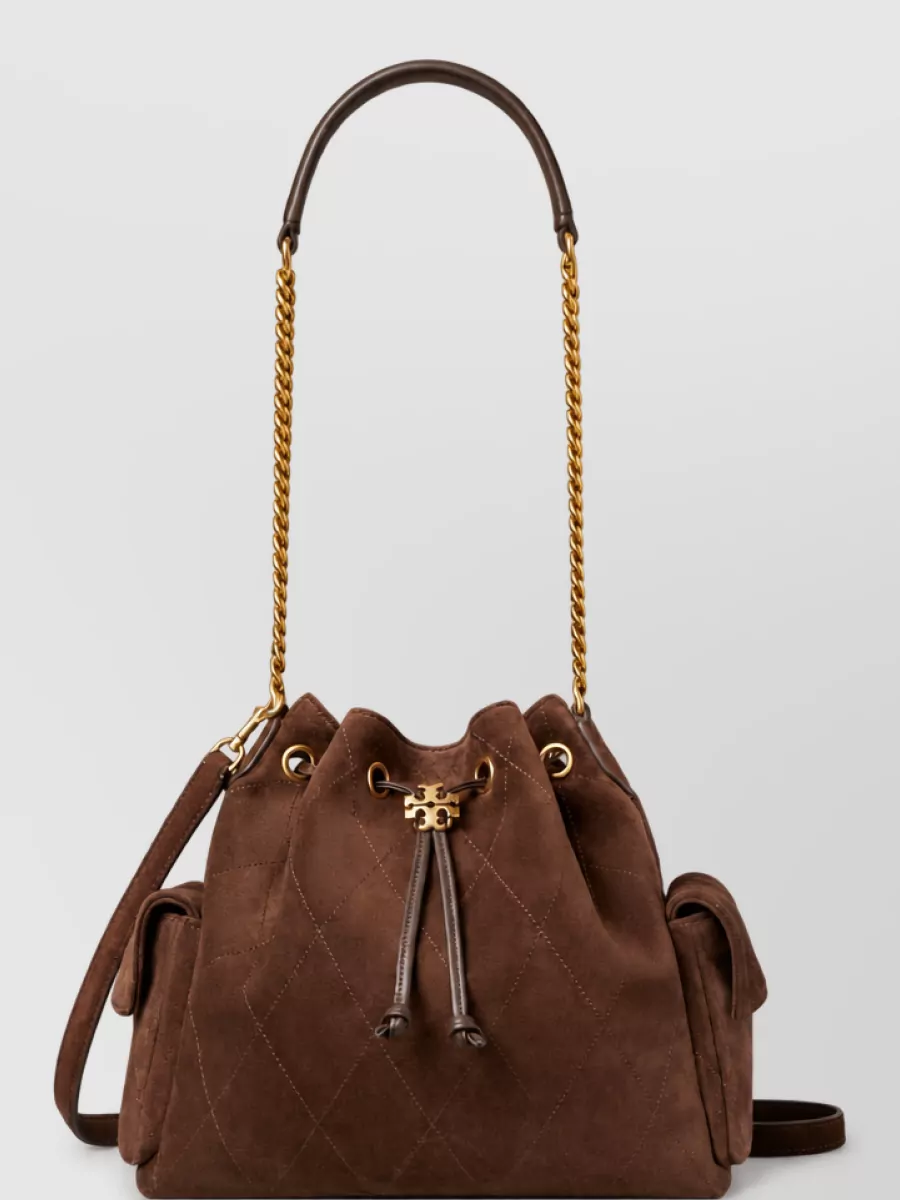 Tory Burch leather bucket bag