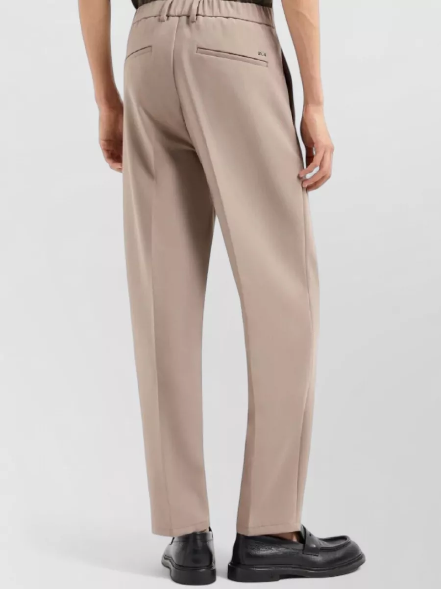 Emporio Armani Regular-Fit Straight-Leg Trousers