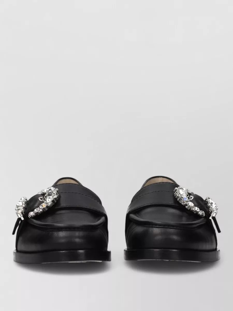 Jimmy Choo leather slip-on loafers