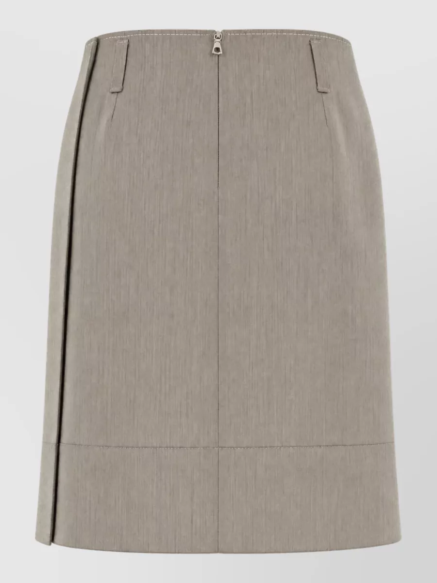 Marni Virgin Wool Fitted Skirt