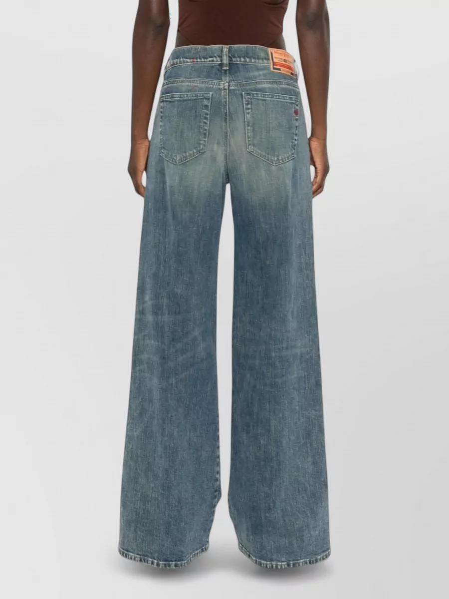 Diesel Faded Flared Denim Jeans