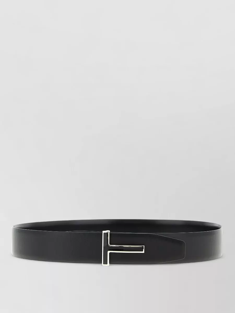 Tom Ford Leather Belt Adjustable Length Smooth Finish