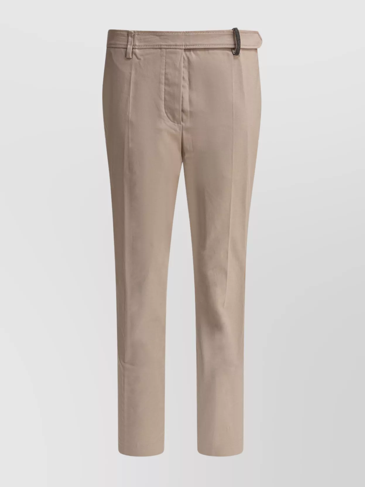 Brunello Cucinelli Tailored Trousers With Pockets And Loops In Neutral