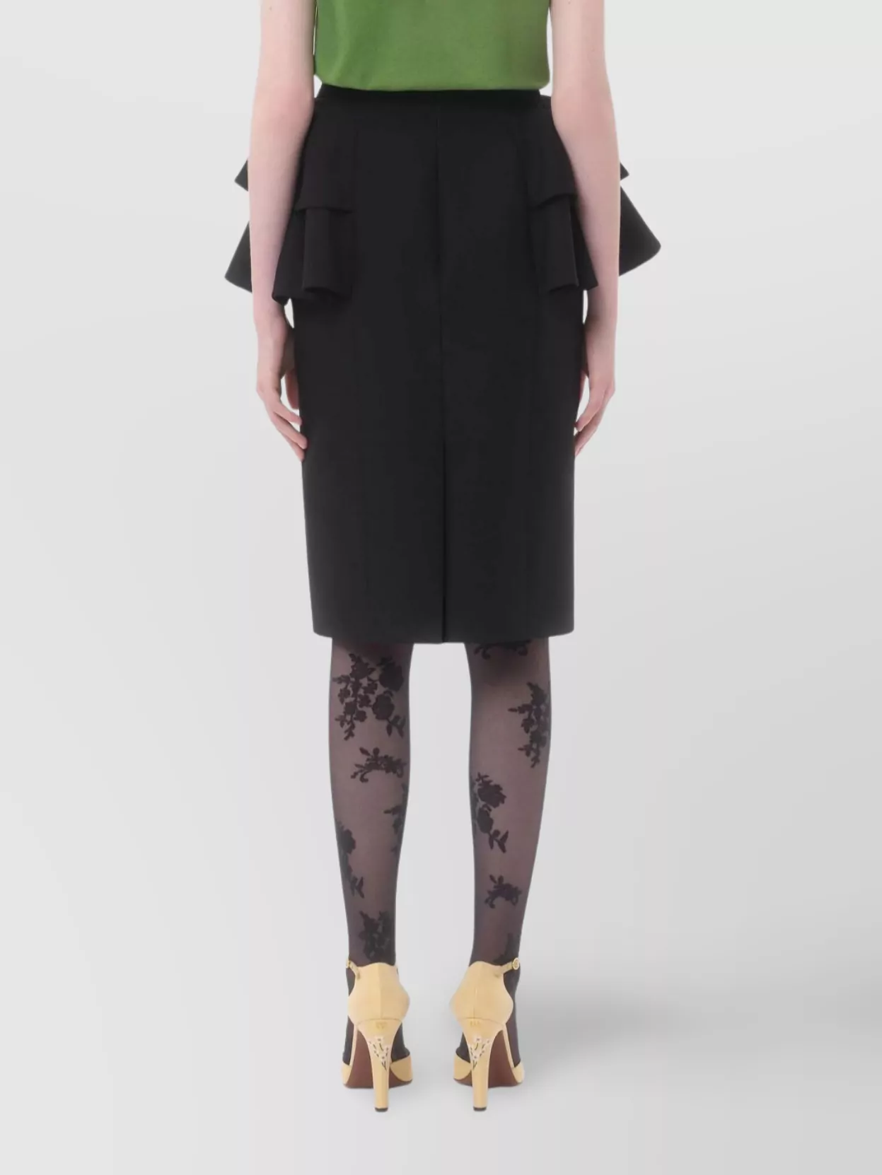 Valentino Knee Length And Midi Skirts With Ruffle Detail