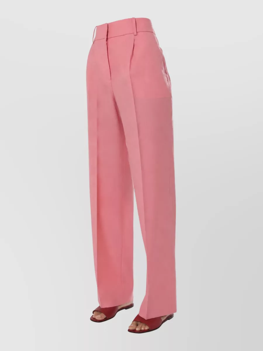 Givenchy Wool Regular-Fit Wide-Leg Trousers