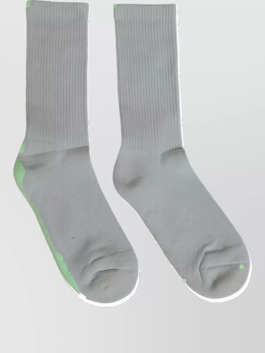 Dolce&Gabbana Cotton Ribbed Mid Calf Socks