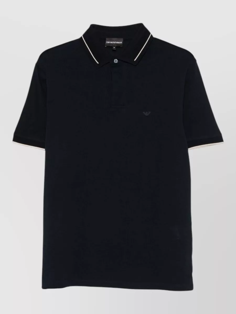 Emporio Armani cotton piqué polo shirt