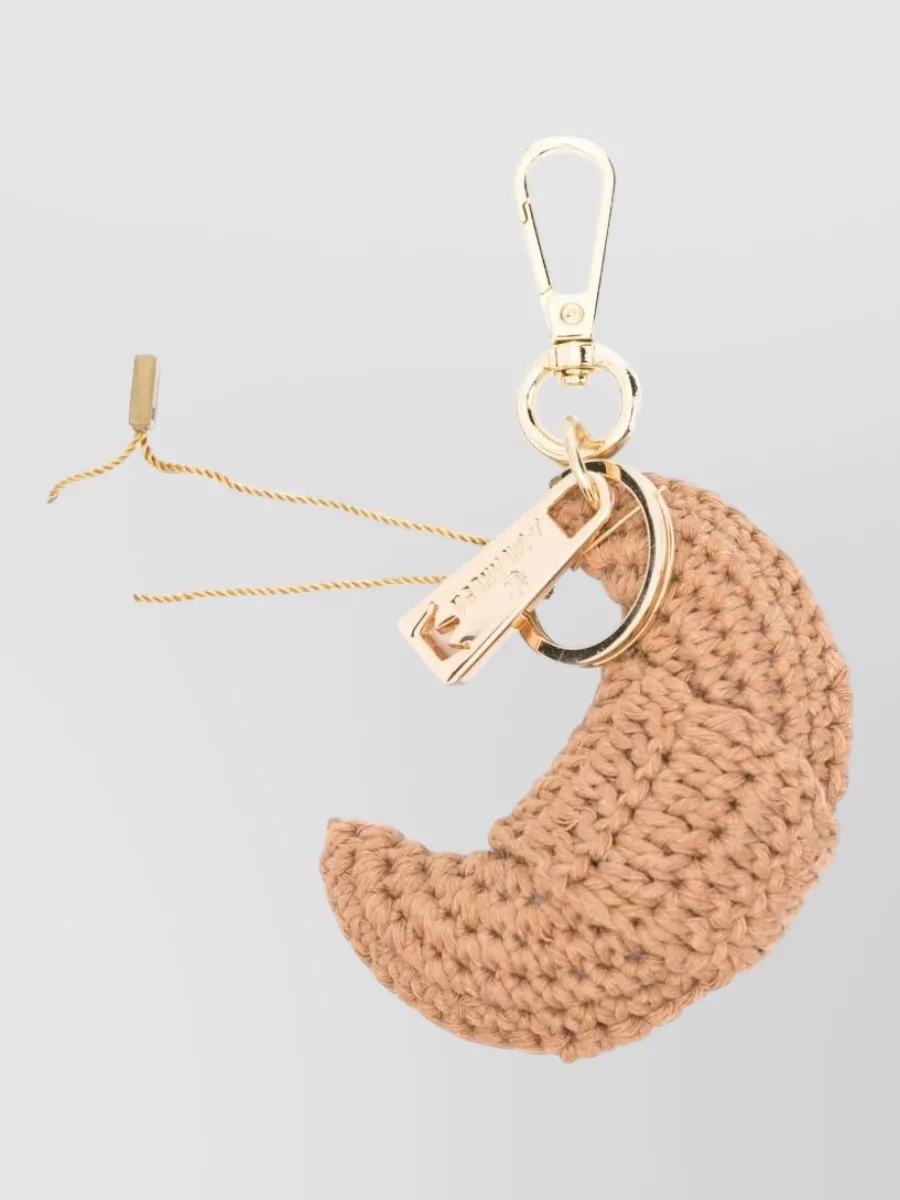 La Milanesa Crocheted Charm Keyring
