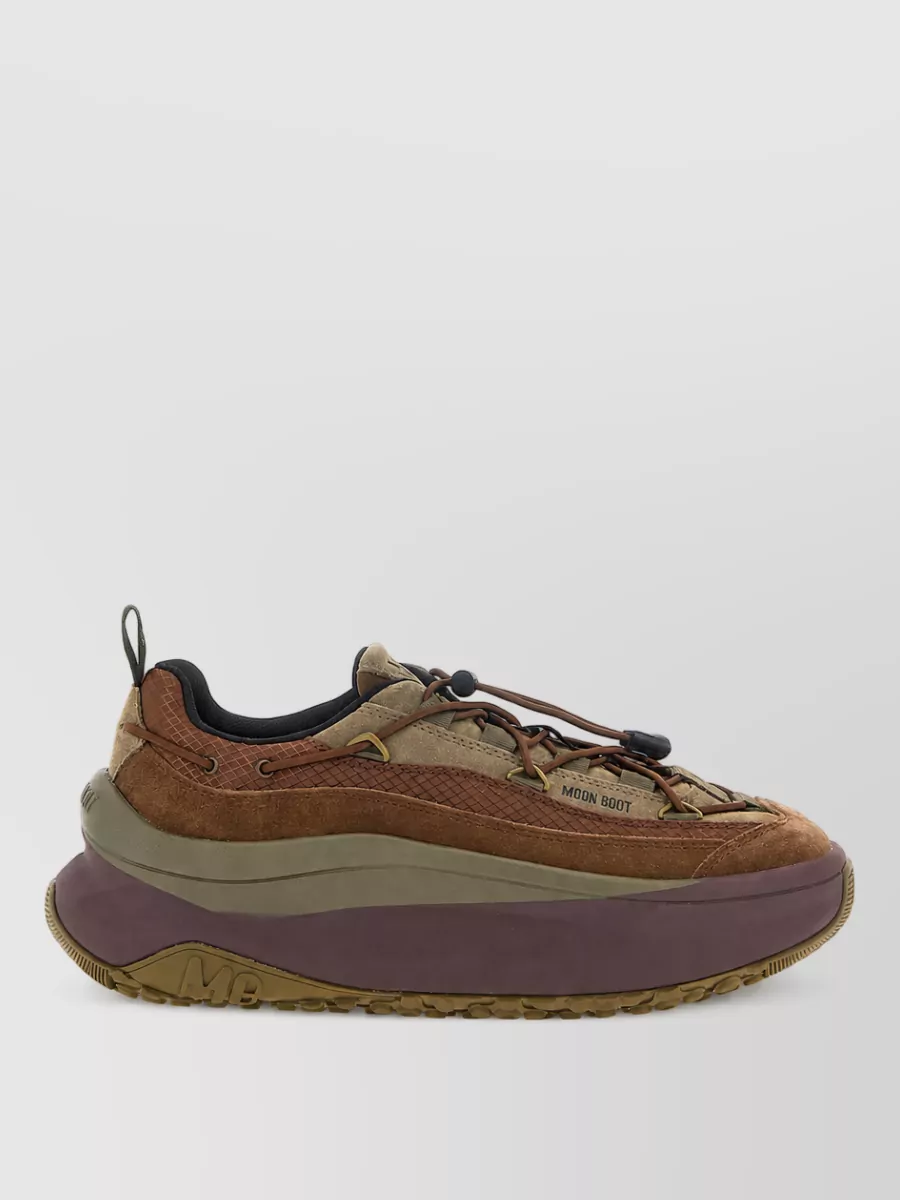 Moon Boot Leather Low-Top Sneakers