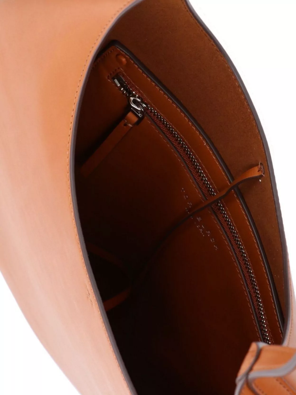 Tory Burch Round Shoulder Bag Metal Ring Detail
