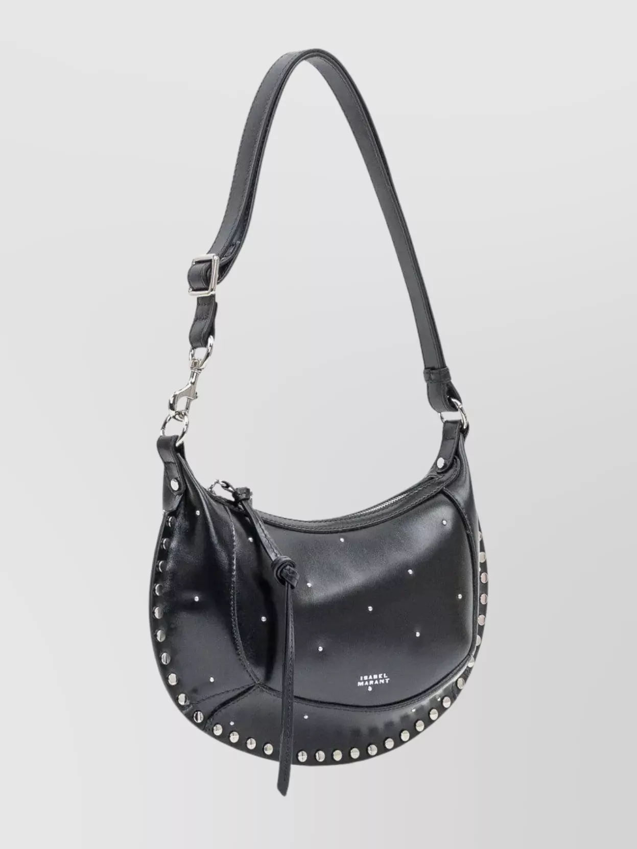 Isabel Marant Oskan Moon Shoulder Bag Studded Design