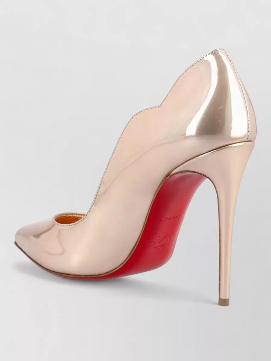 Christian Louboutin Leather Patent Pointed-Toe Stiletto Pumps