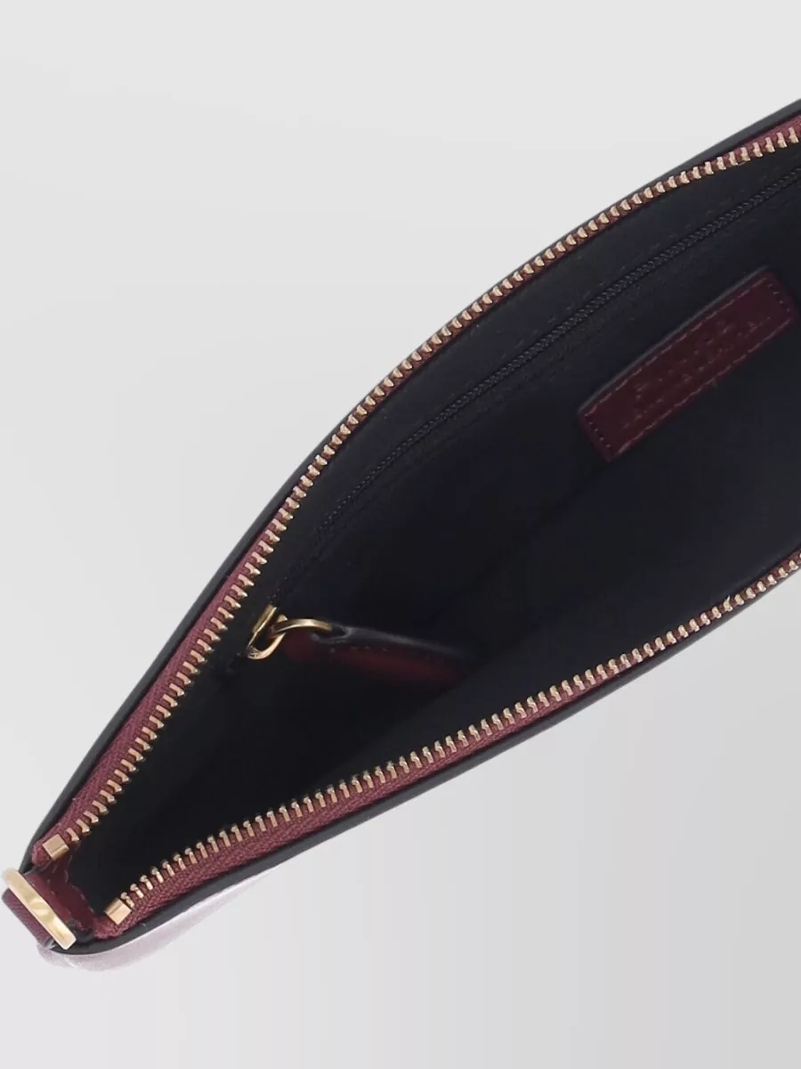Pinko Love Bag Flat Leather Clutch Bag