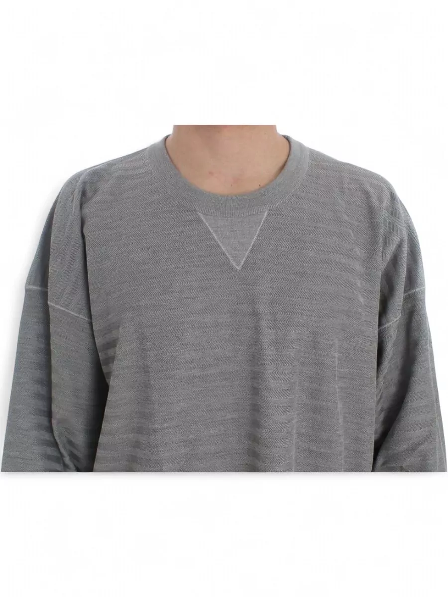 Dolce&Gabbana Silk Relaxed-Fit Crew-Neck Sweater