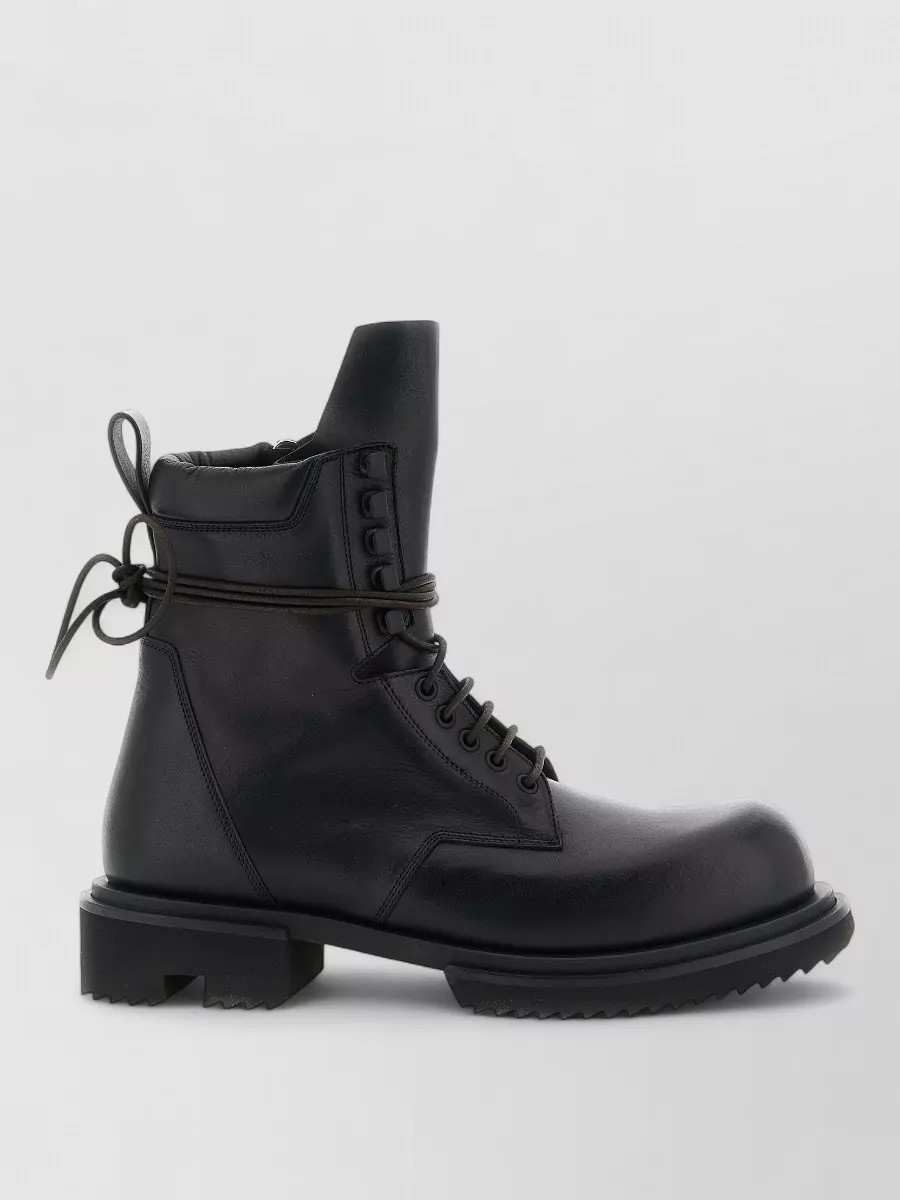 Rick Owens leather derby shoes