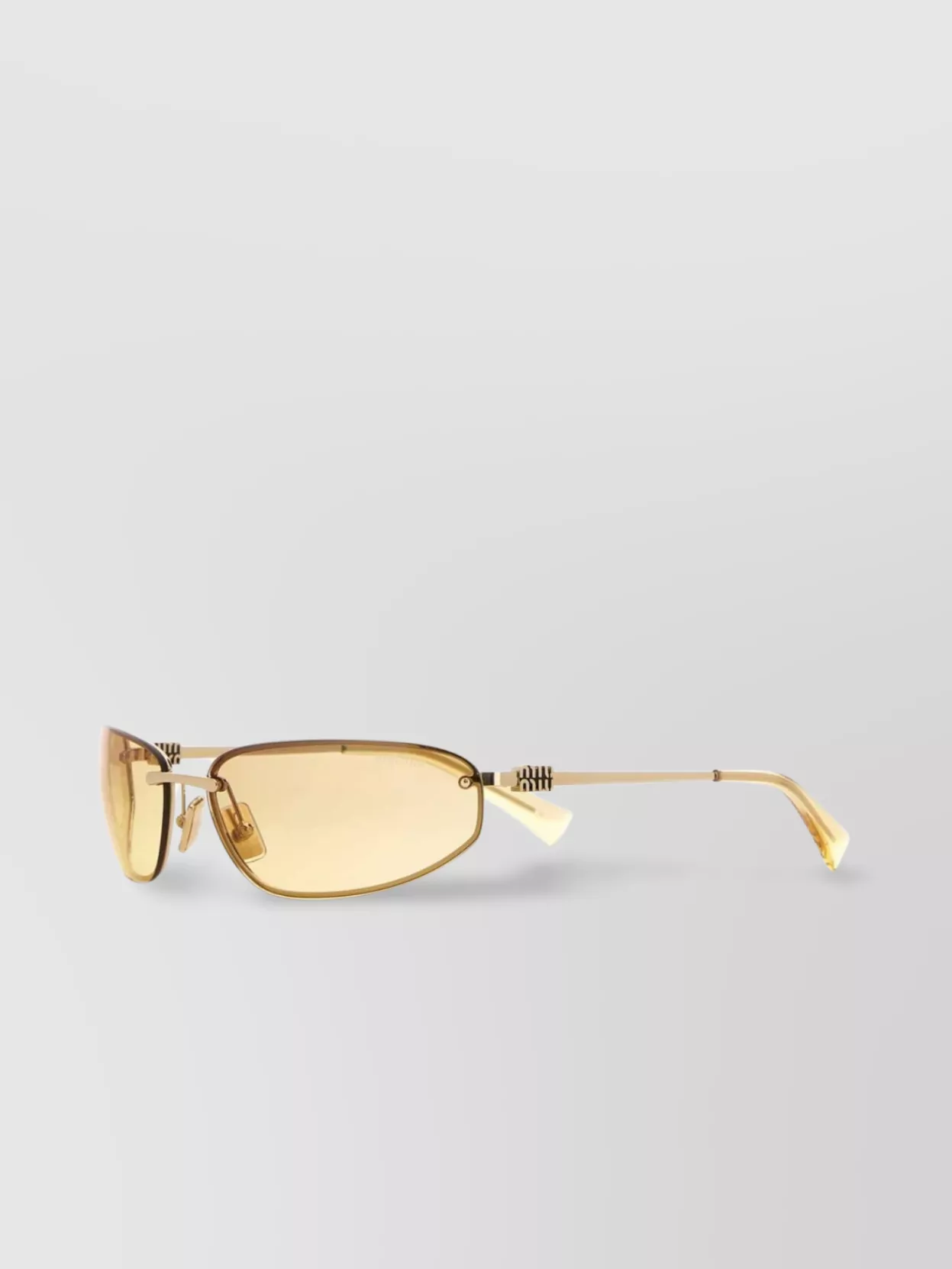 Miu Miu Gold Metal Nocturne Sunglasses