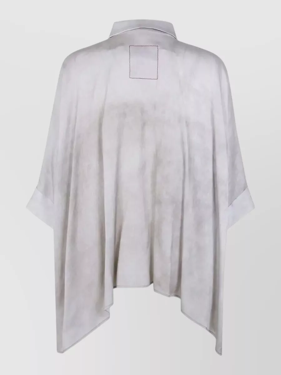 Uma Wang Silk Cropped Fitted Jacket