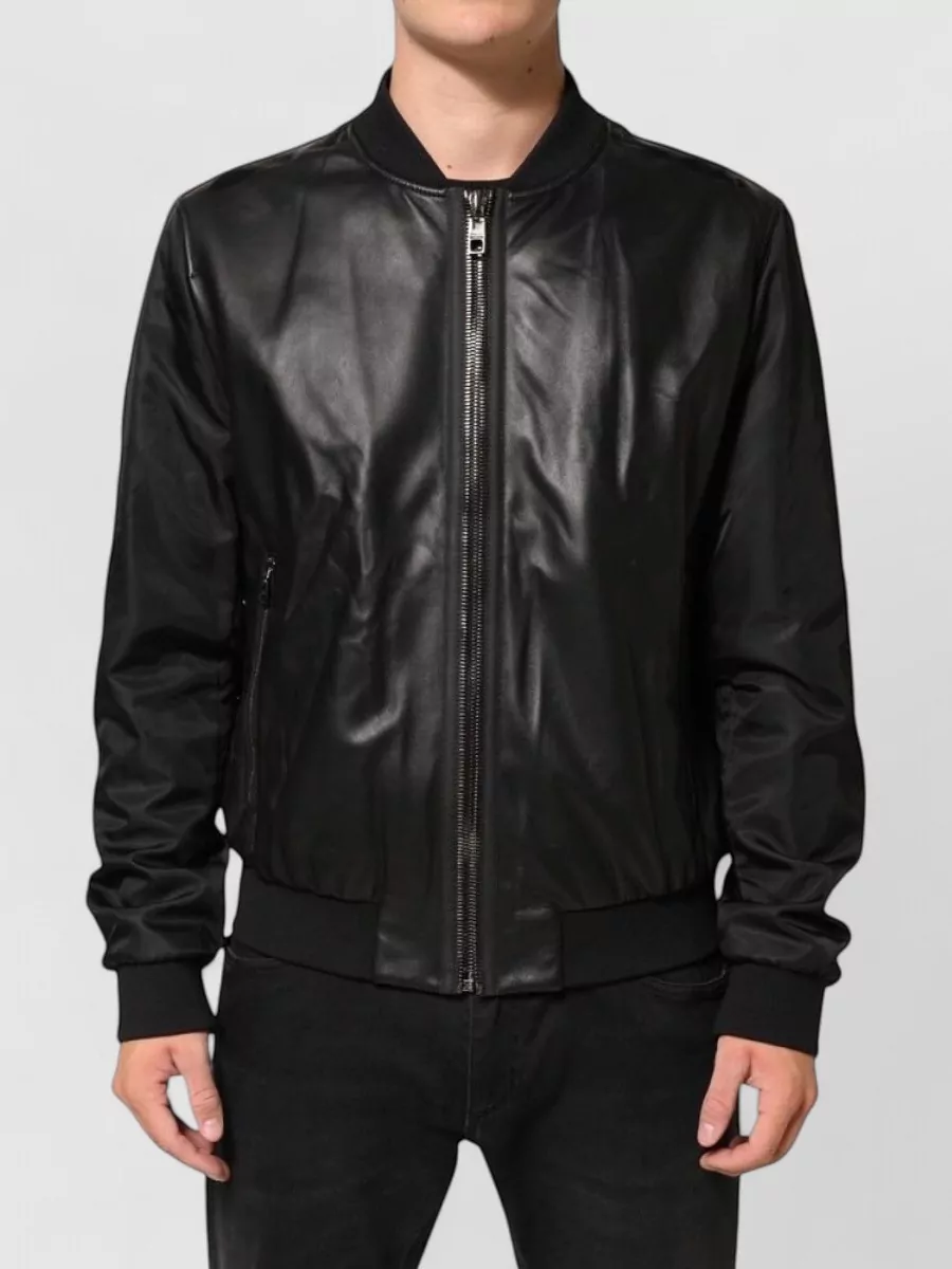Dolce&Gabbana Leather blouson jacket
