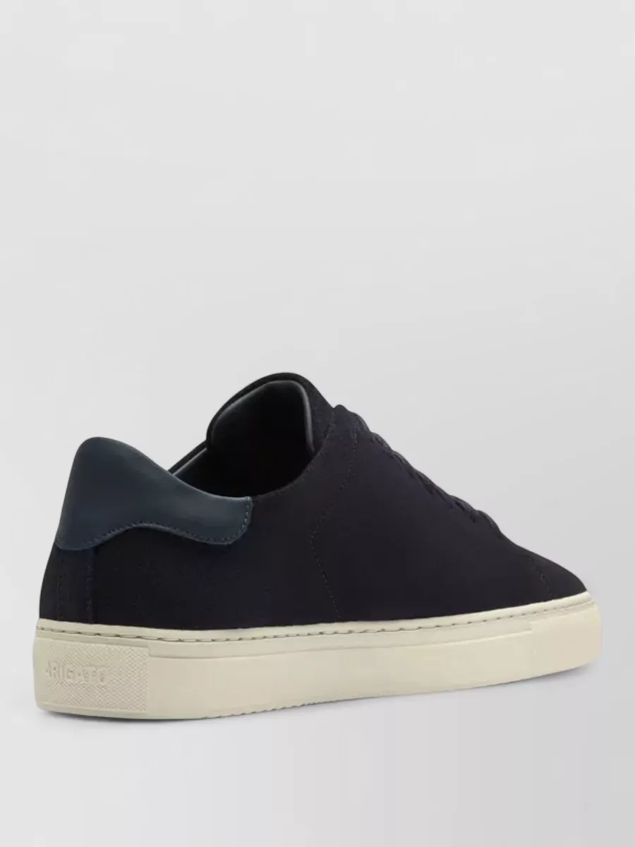 Axel Arigato Suede Low Top Sneakers Round Toe Sole