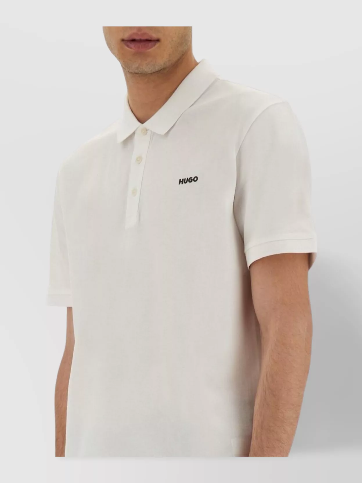 Hugo Collared Shirt With Short Sleeves