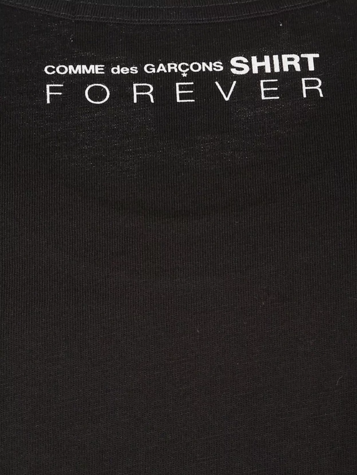 Comme Des Garçons Crew Neck Short Sleeves