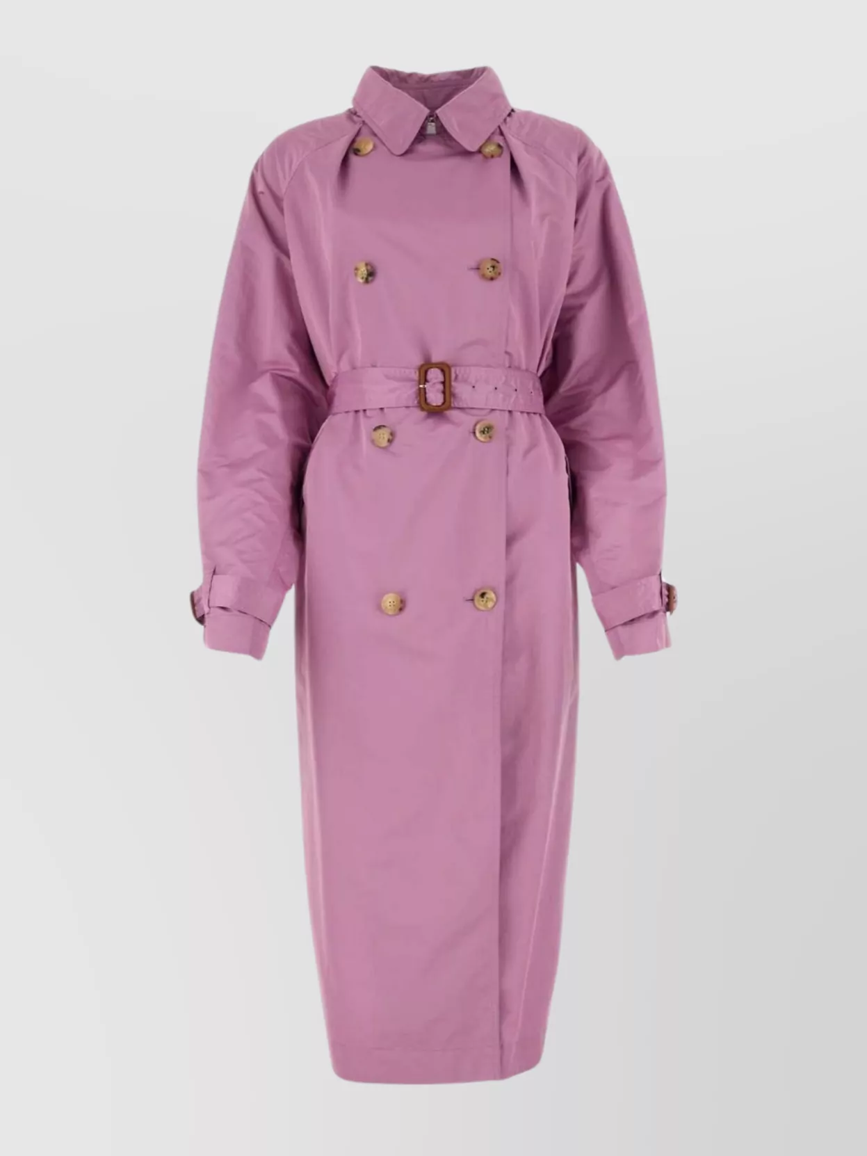 Shop Isabel Marant Oversize Edenna Trench Coat With Belted Waist
