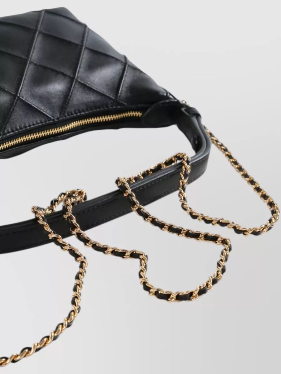 Tory Burch Fleming Lamb Leather Clutch Bag