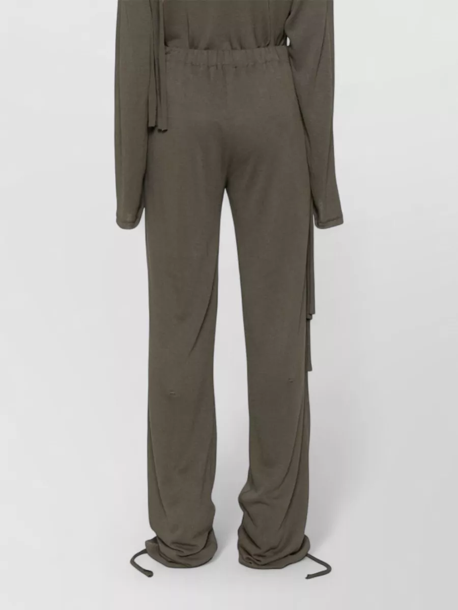 Ottolinger Linen Blend Wrap Wide-Leg Trousers