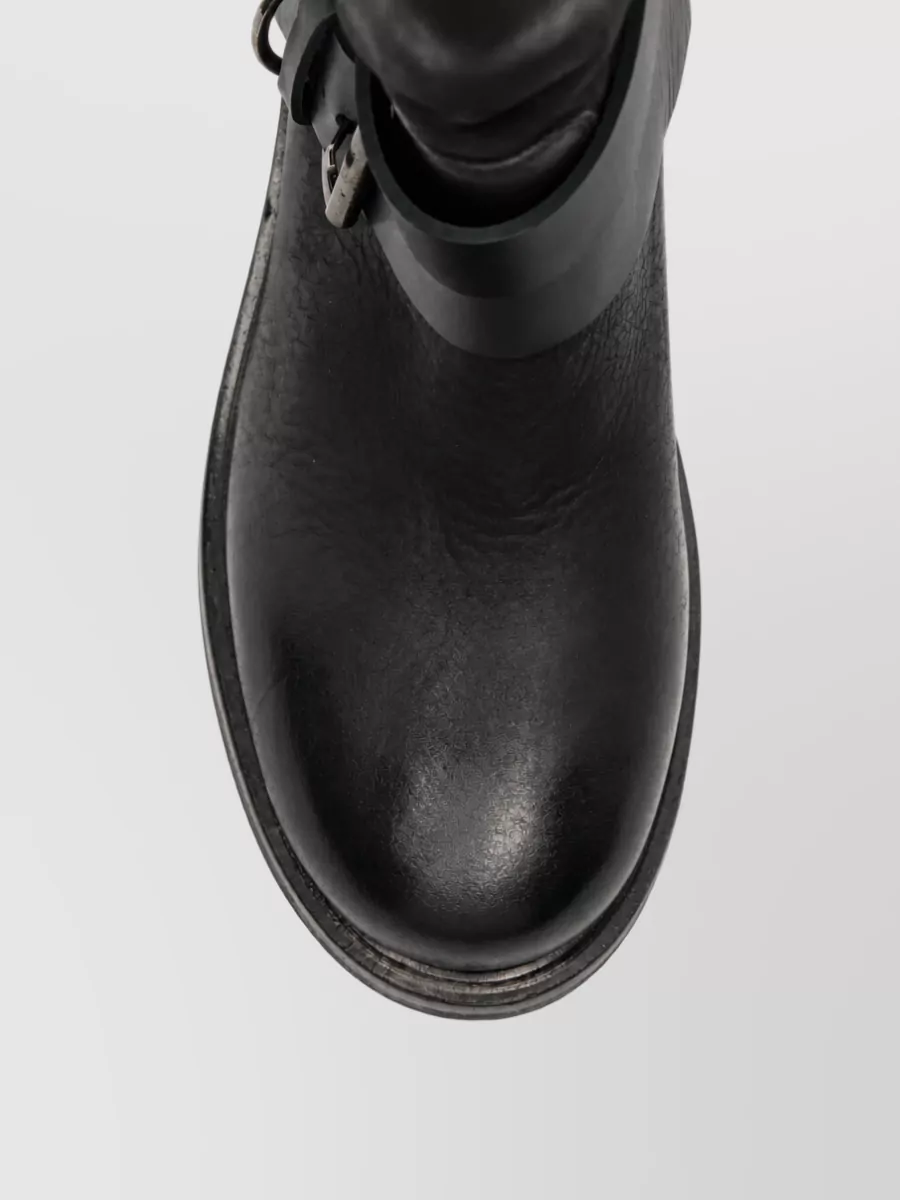 Strategia Leather Boston Boots