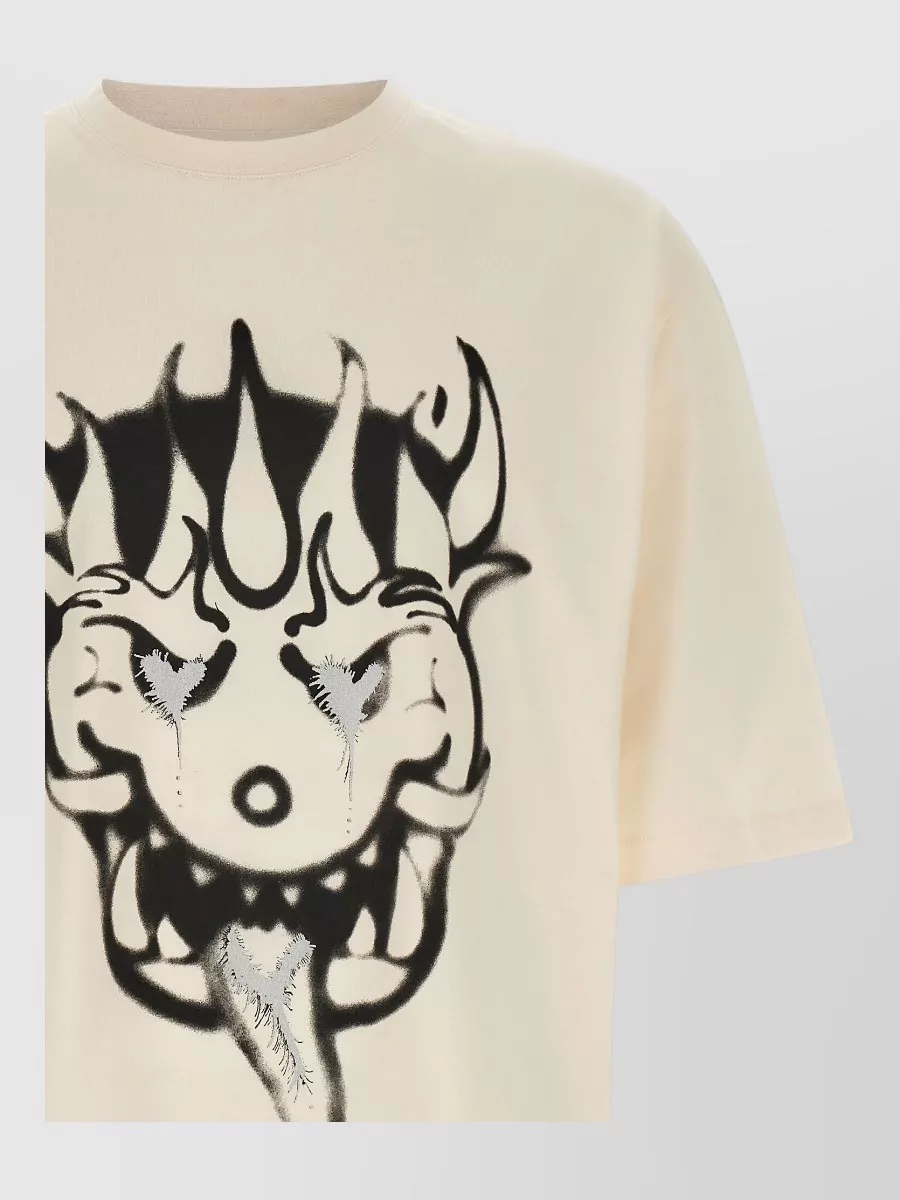 Y-3 cotton graphic print t-shirt