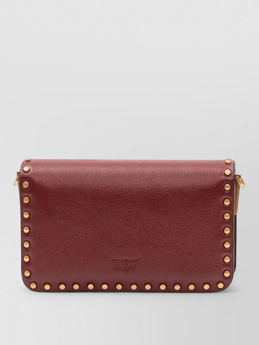 Pinko Love Bag Leather Clutch Bag