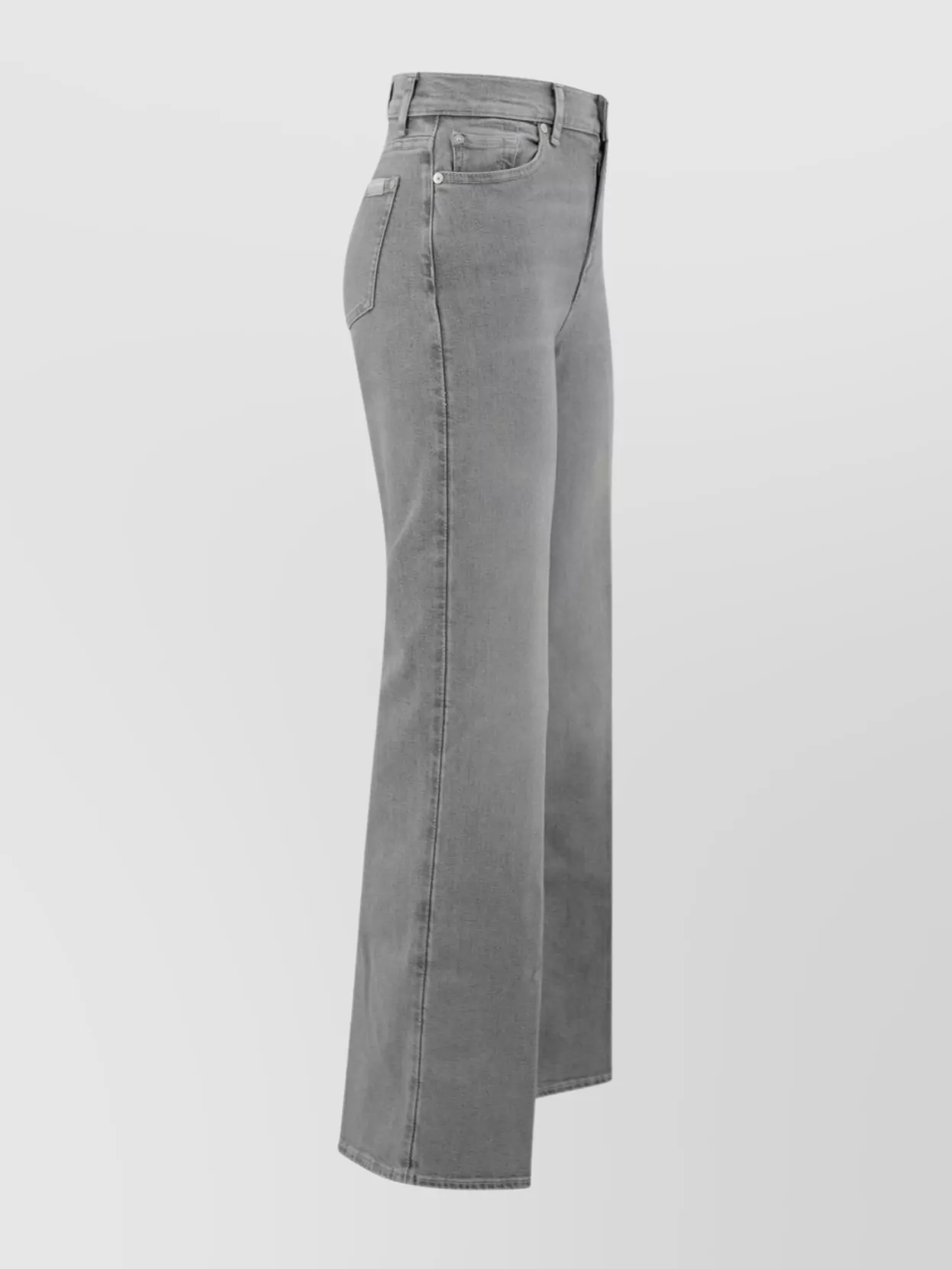 7 For All Mankind High Waist Cotton Jeans