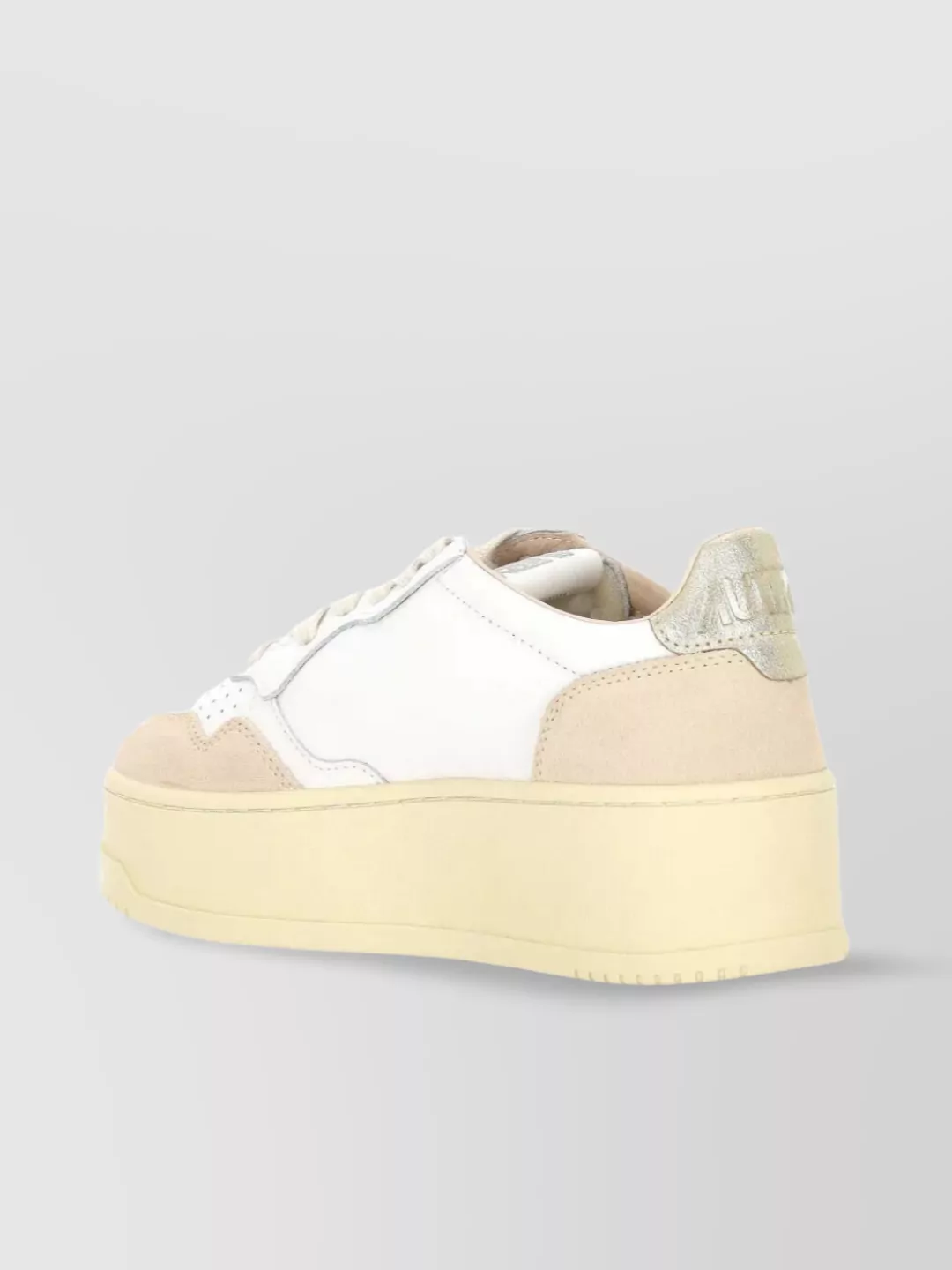 Autry Low Top Suede Sneakers With Platform Sole