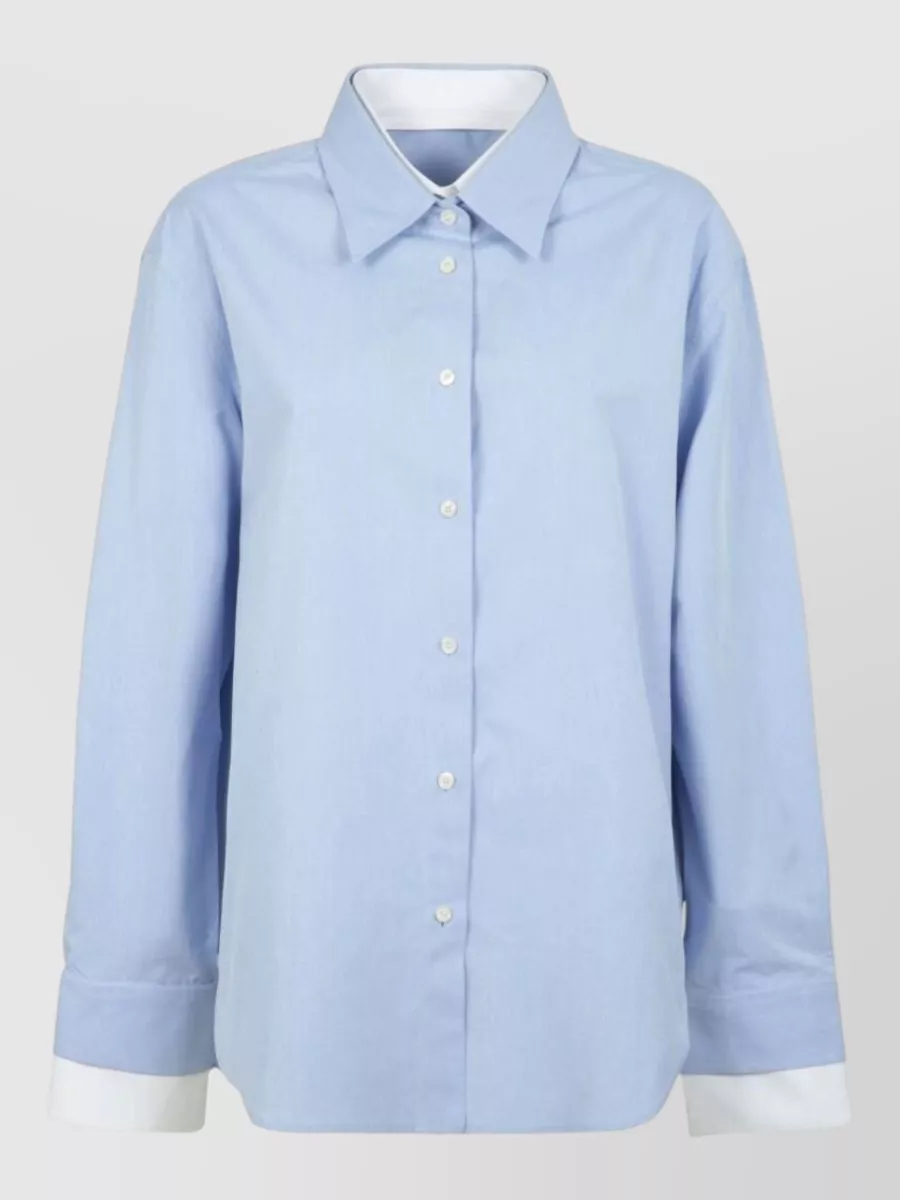 Acne Studios cotton poplin long-sleeve shirt