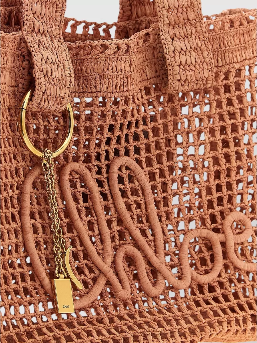 Chloé Raffia Tote Bag