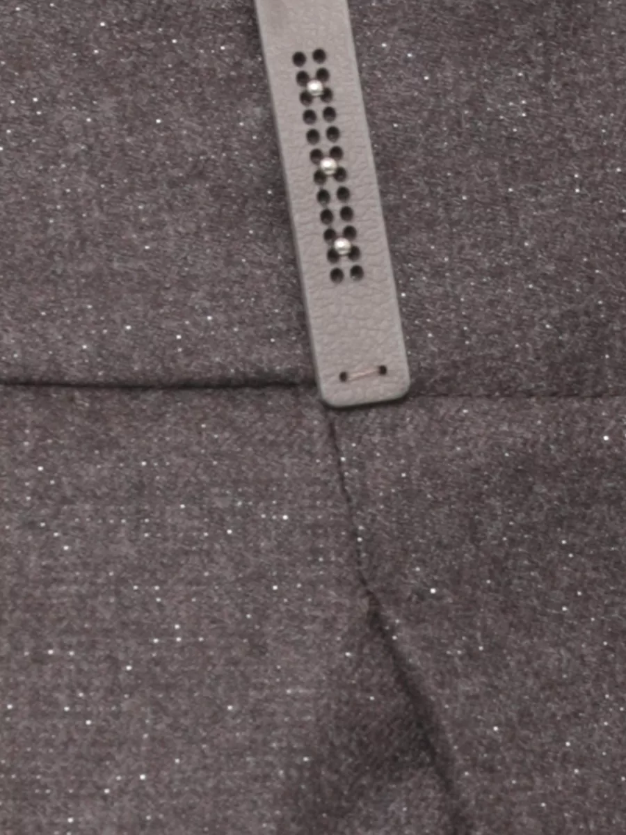 Peserico Tailored Trousers Leather Detail