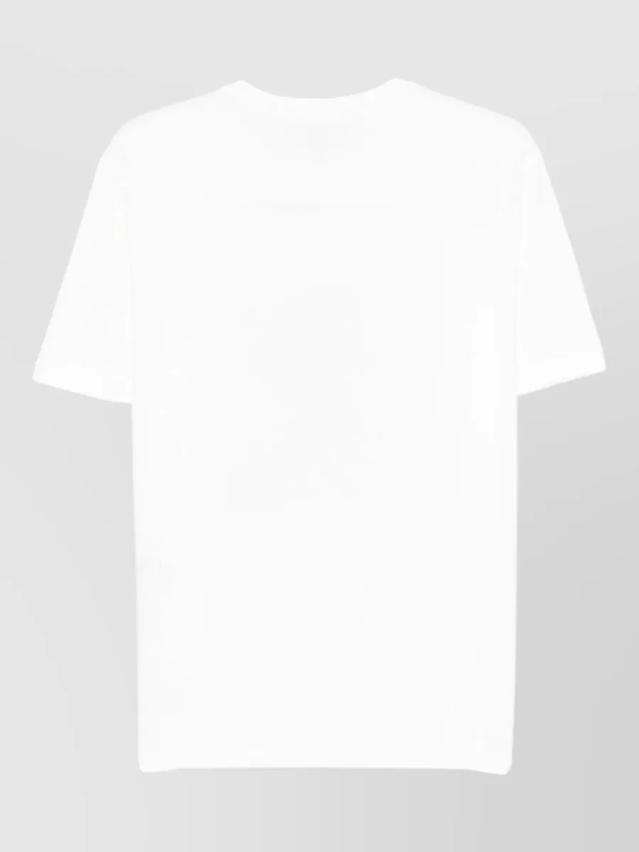 Emporio Armani Crew Neck Cotton T Shirt Graphic Print