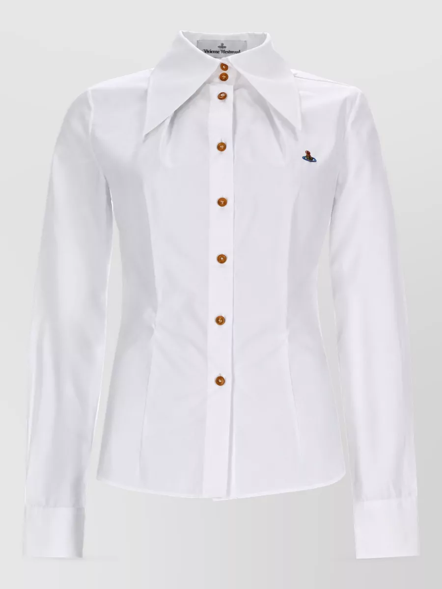 Vivienne Westwood violin logo cotton shirt