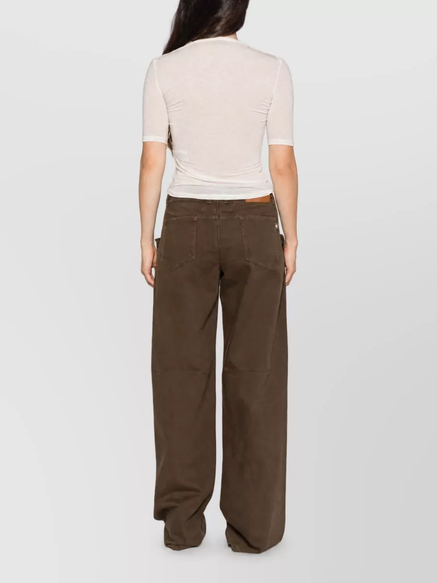 Ermanno Scervino Cashmere Slim-Fit Lace-Trim Short-Sleeve Crew-Neck T-Shirt