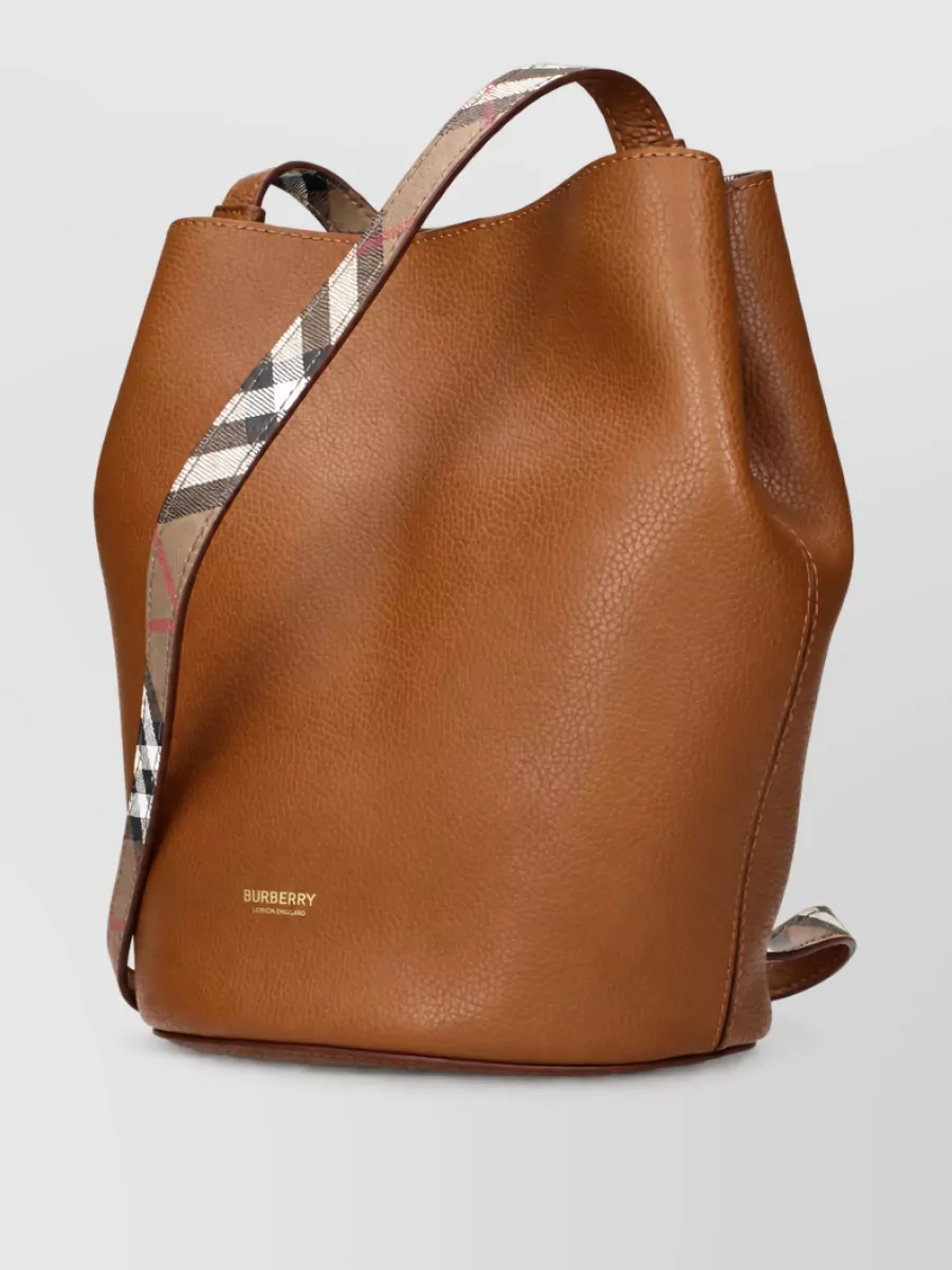 Burberry Na Leather Bucket Bag