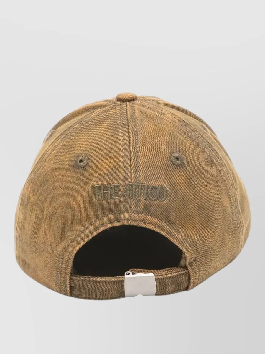 The Attico Baseball Cap Curved Brim Six Panel Structure