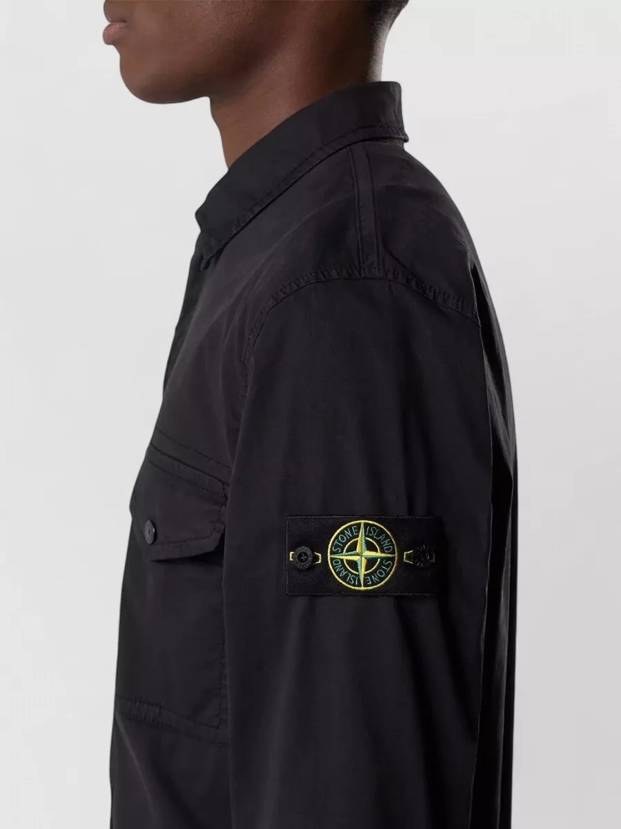 Stone Island Stretch Cotton Shirt Jacket