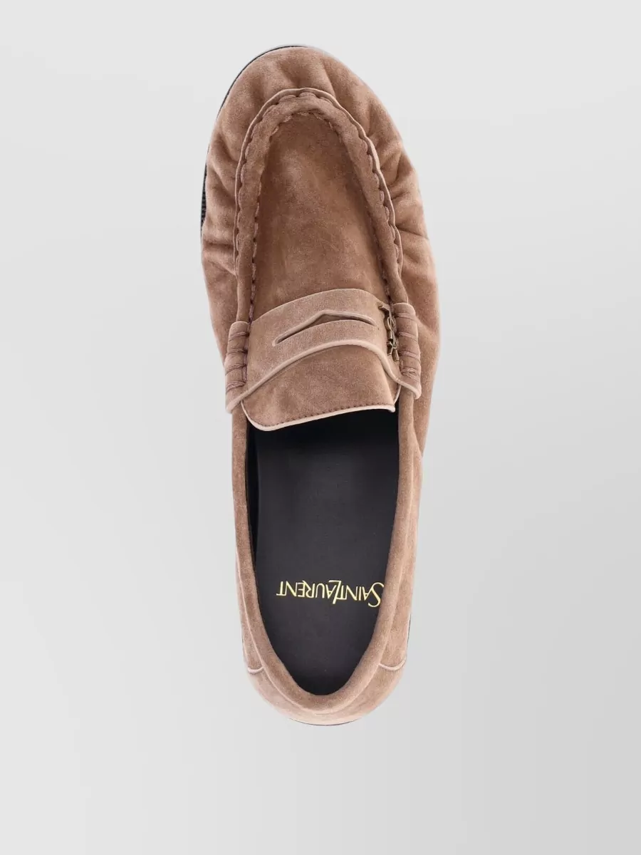 Saint Laurent Leather Loafers