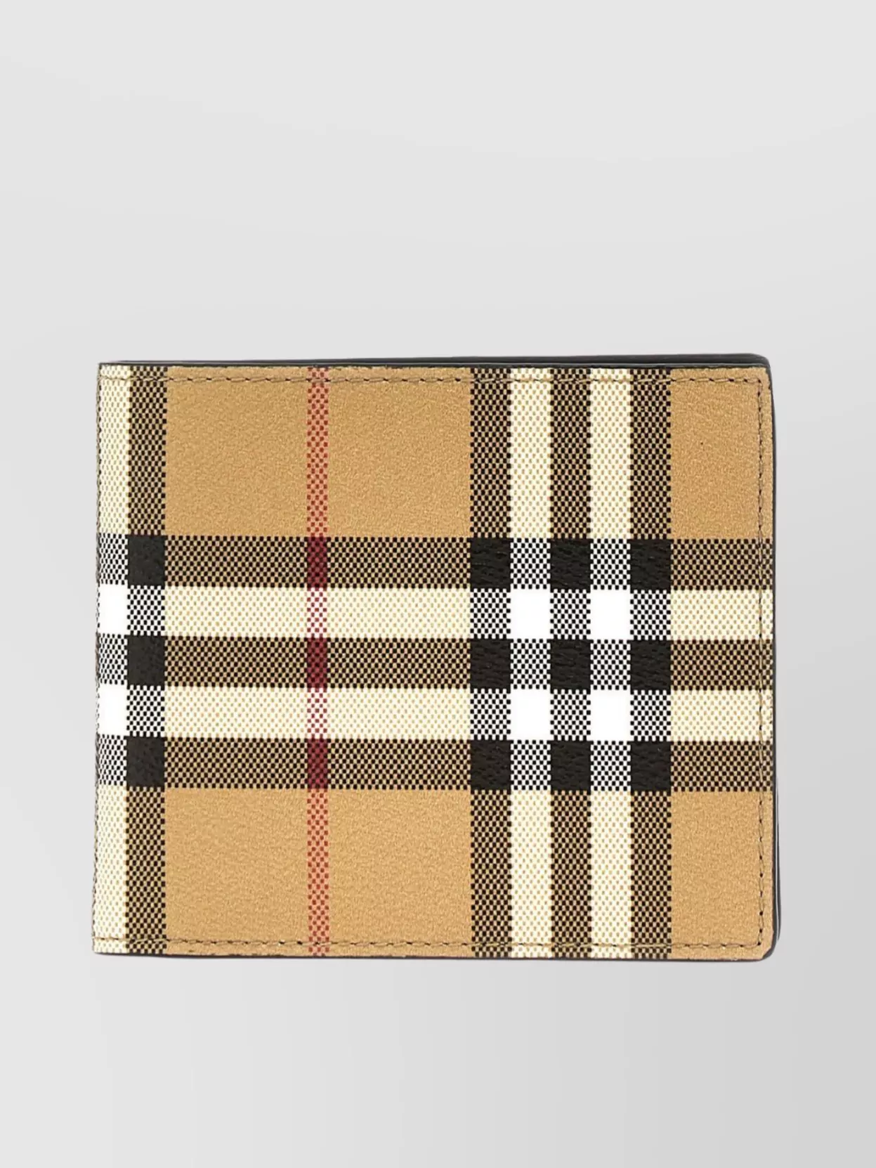 Burberry Folded Check Pattern Wallet