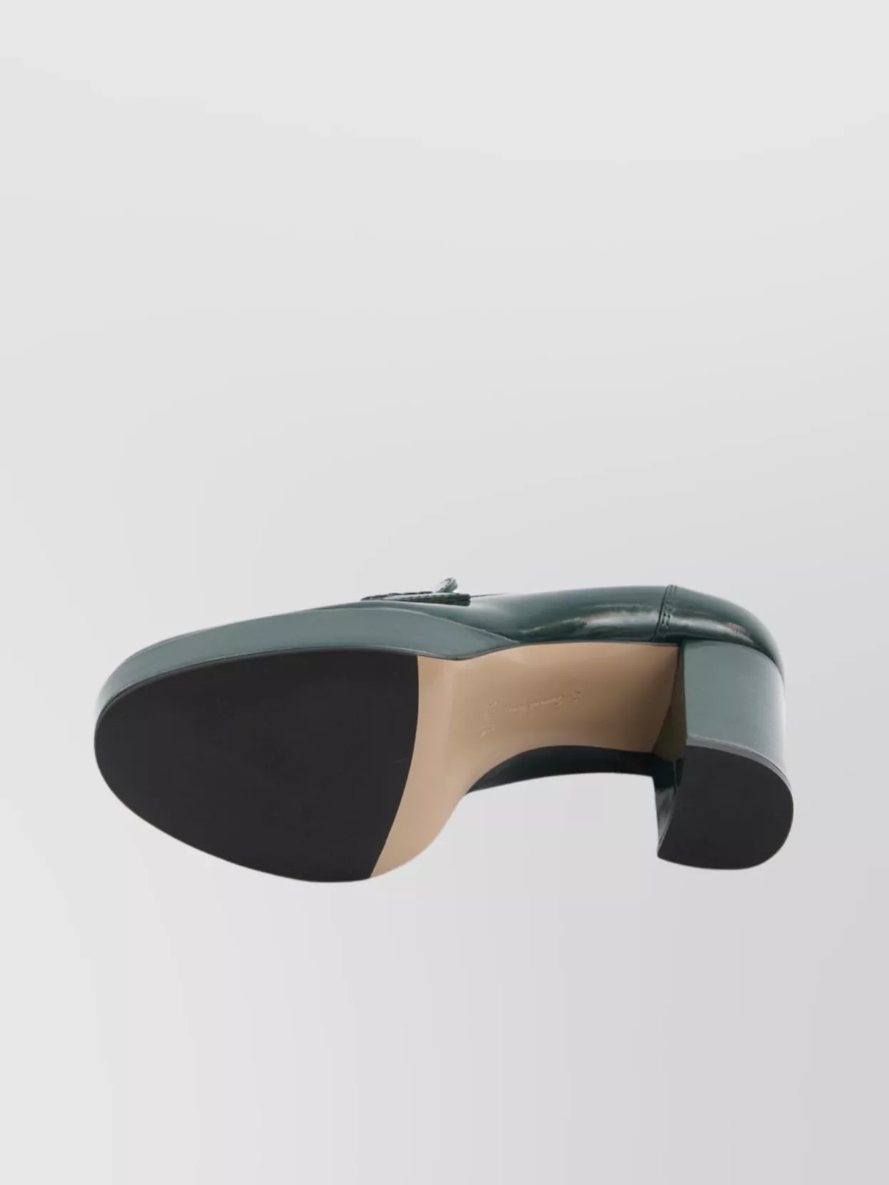 Gianvito Rossi Loafer Block Heel Platform Sole